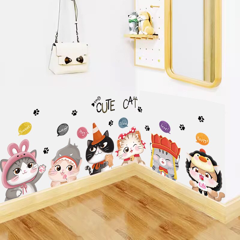 幼儿园环创主题班级文化墙楼梯走廊贴纸儿童房间墙面装饰卡通贴画