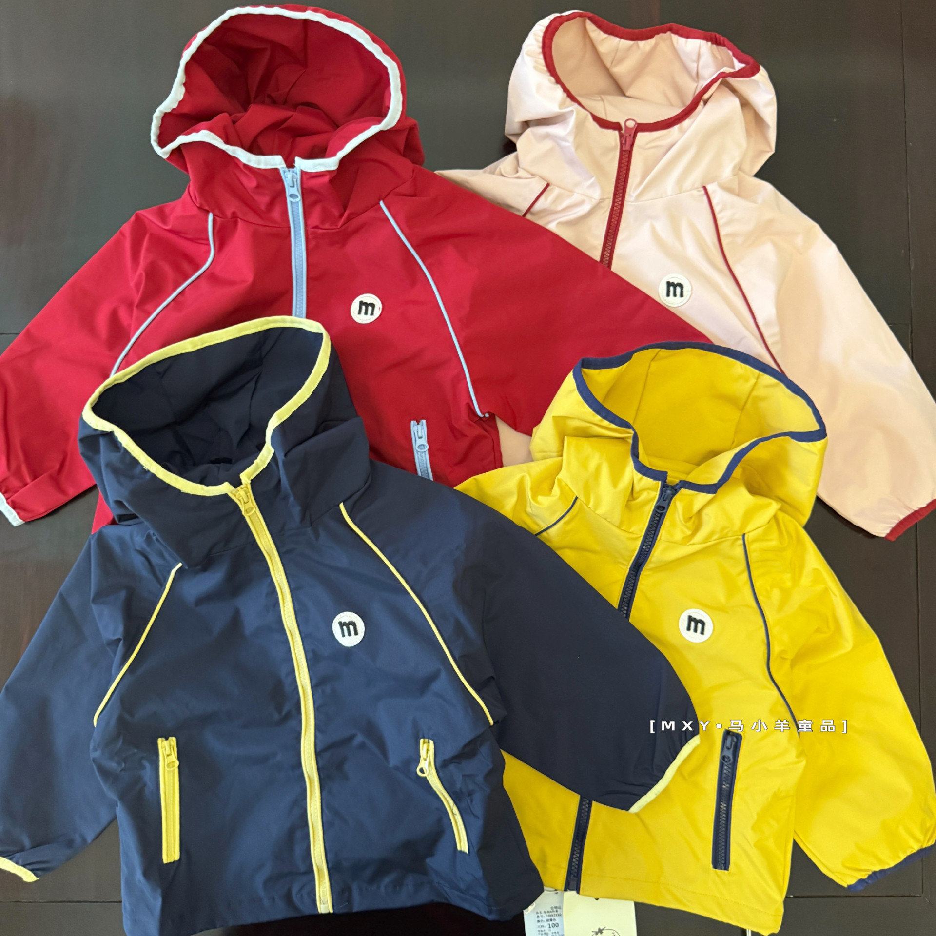 韩系儿童冲锋衣童装外套户外上衣