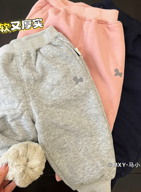 宝宝加绒加厚保暖长裤休闲裤