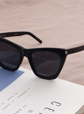 显脸小 张天爱刘嘉玲同款墨镜女猫眼蝴蝶形偏光太阳眼镜女大框