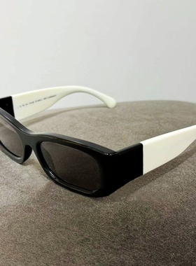 天使之微眼镜 高质 25新款方框小框黑白墨镜女5525太阳眼镜高级感