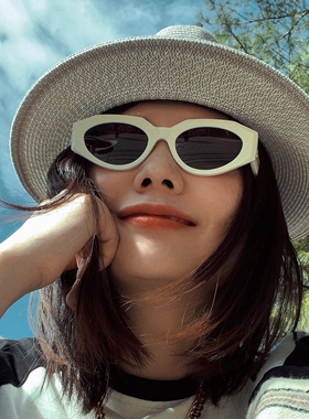 GIGI时髦欧美风显脸小墨镜女复古板材偏光猫眼太阳眼镜高级感开车