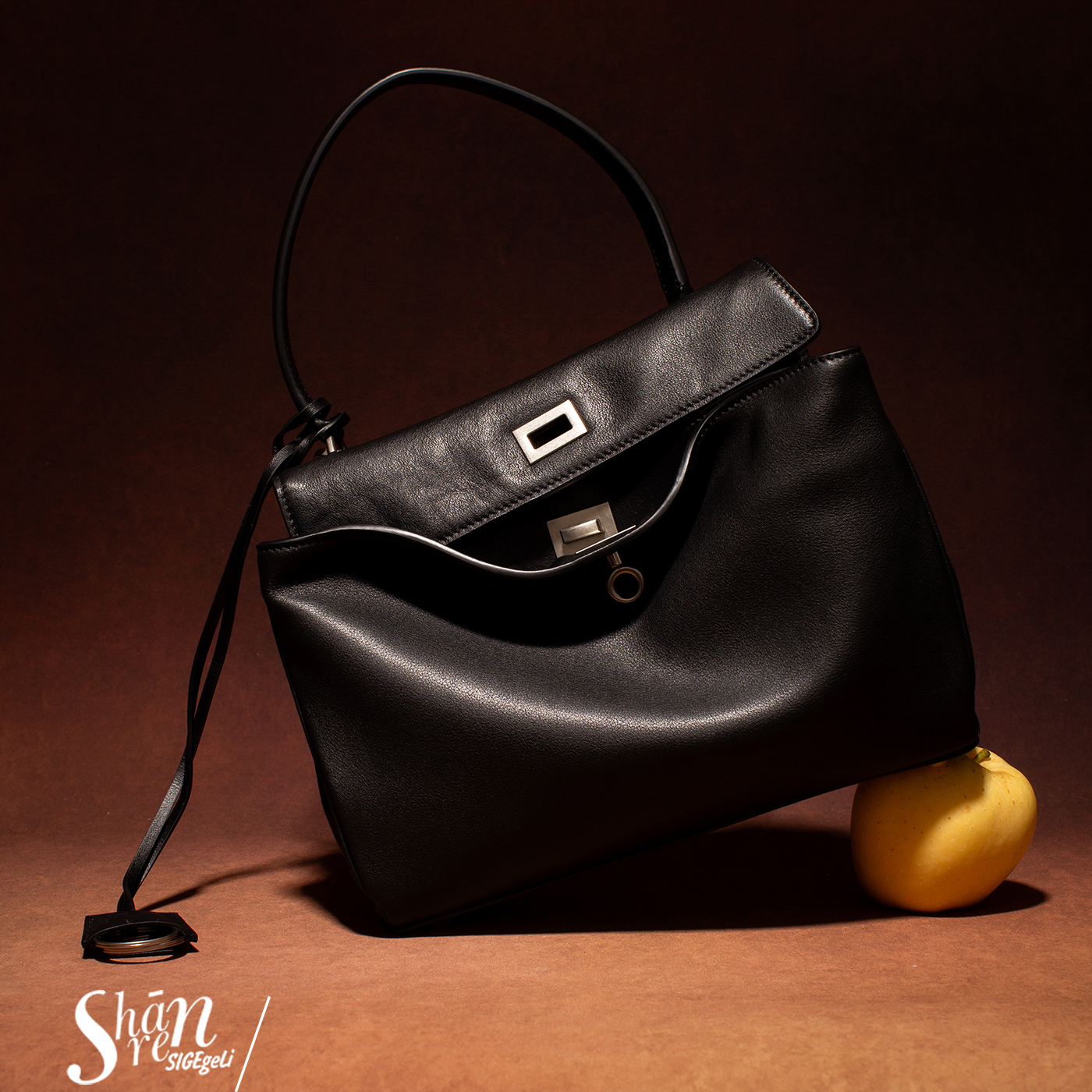 ShānRen全头层真皮时尚公文包女