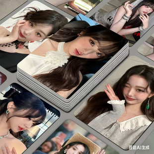 55张IVE张元 WonYoung张员瑛明星周边三寸圆角LOMO卡 英小卡Jang