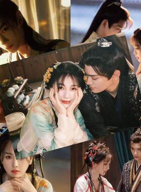 永夜星河周边海报高清自贴壁纸墙纸精致虞书欣丁禹兮同款剧照海报