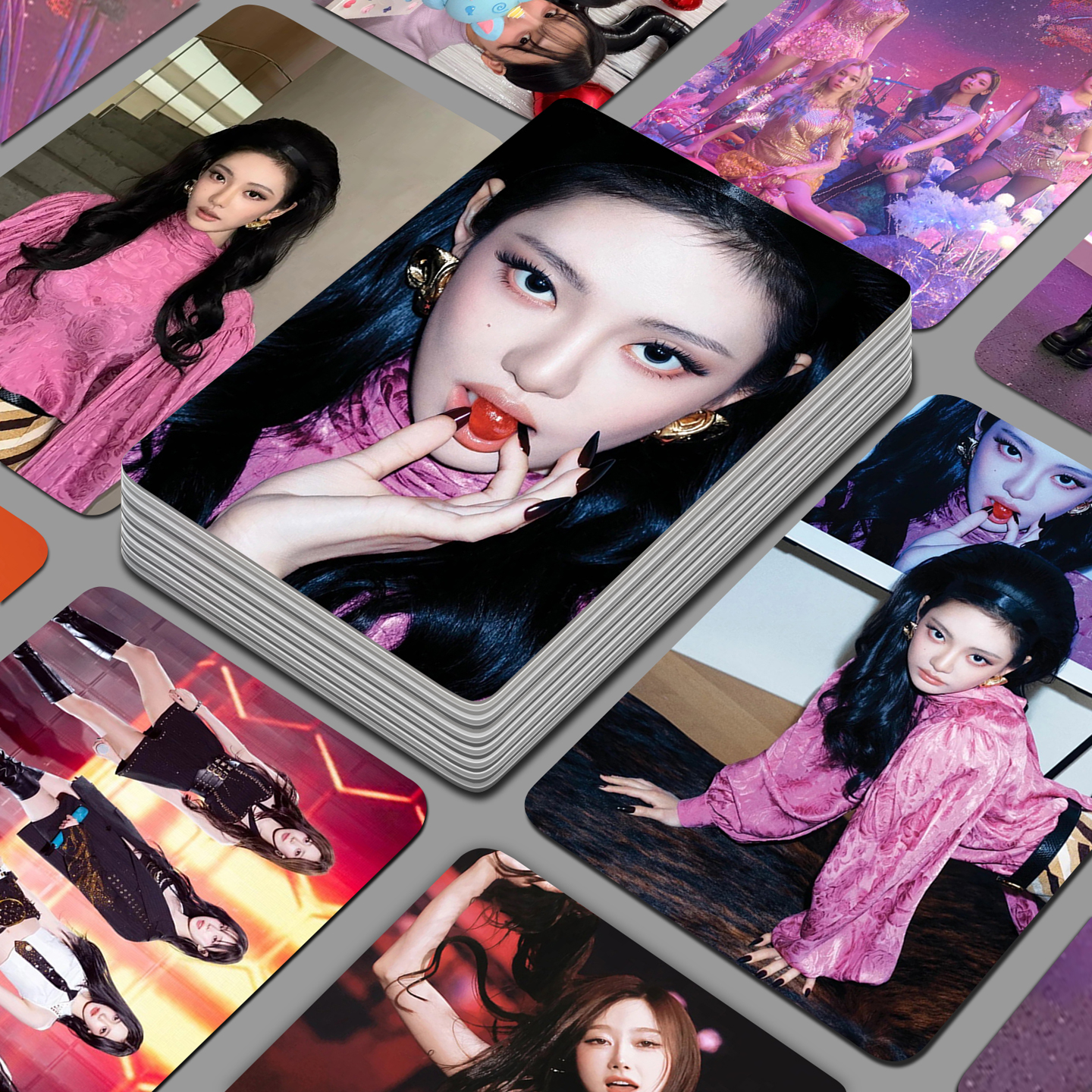 aespa55张明星写真小卡收藏卡片