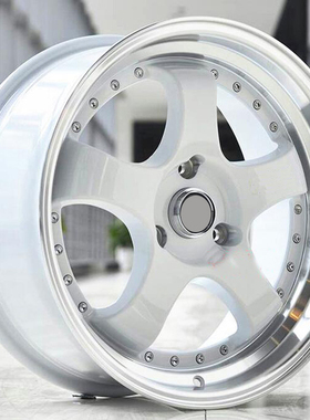 改装宽边抛边爆龟轮毂17寸3*112钢圈车轮胎铃适用于 smar t斯玛特