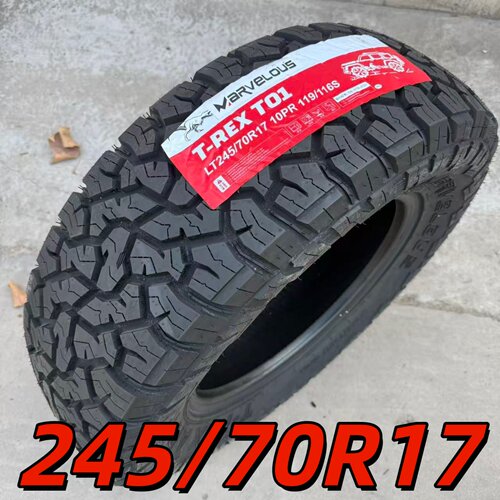 AT 245/70R17 LT越野轮胎五十铃达咖皮卡长城炮江铃瑞虎245 70 17
