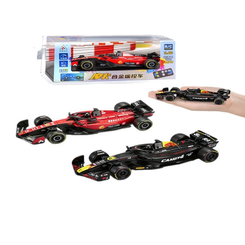 双烽摩卡迷你合金遥控赛车1:64桌面F1赛车手机app遥控车越野车