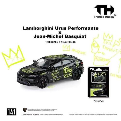 TH  1:64兰博基尼URUS巴斯奎特联名款涂装#141汽车合金模型