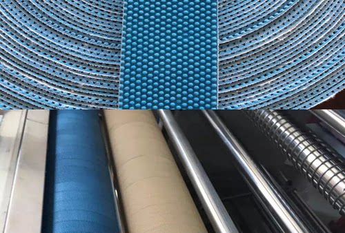 糙面粒面带橡皮打卷机验布机包辊皮糙面皮颗粒带纺织印染防滑背胶