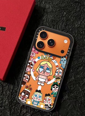 CASE联名环绕好朋友哭娃适用17promax手机壳iPhone16pro苹果15plusMagSafe磁吸14p透明C家13可爱12潮流11简约