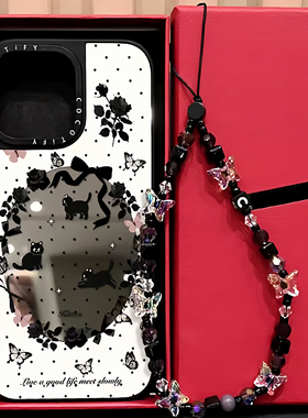 c联名可爱卡通适用苹果17promax手机壳小清新iPhone16plus保护套全包防摔12/13/14pro带链15promax创意高级14