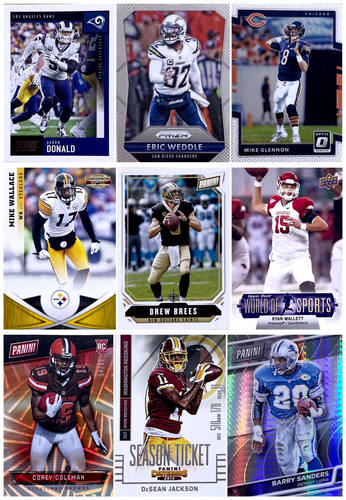 NFL正版Panini橄榄球球星卡