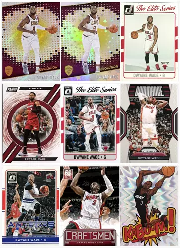 [IR] Звездная карта NBA Panini Dwan de Huaien Wade Dwyane Wade Putca