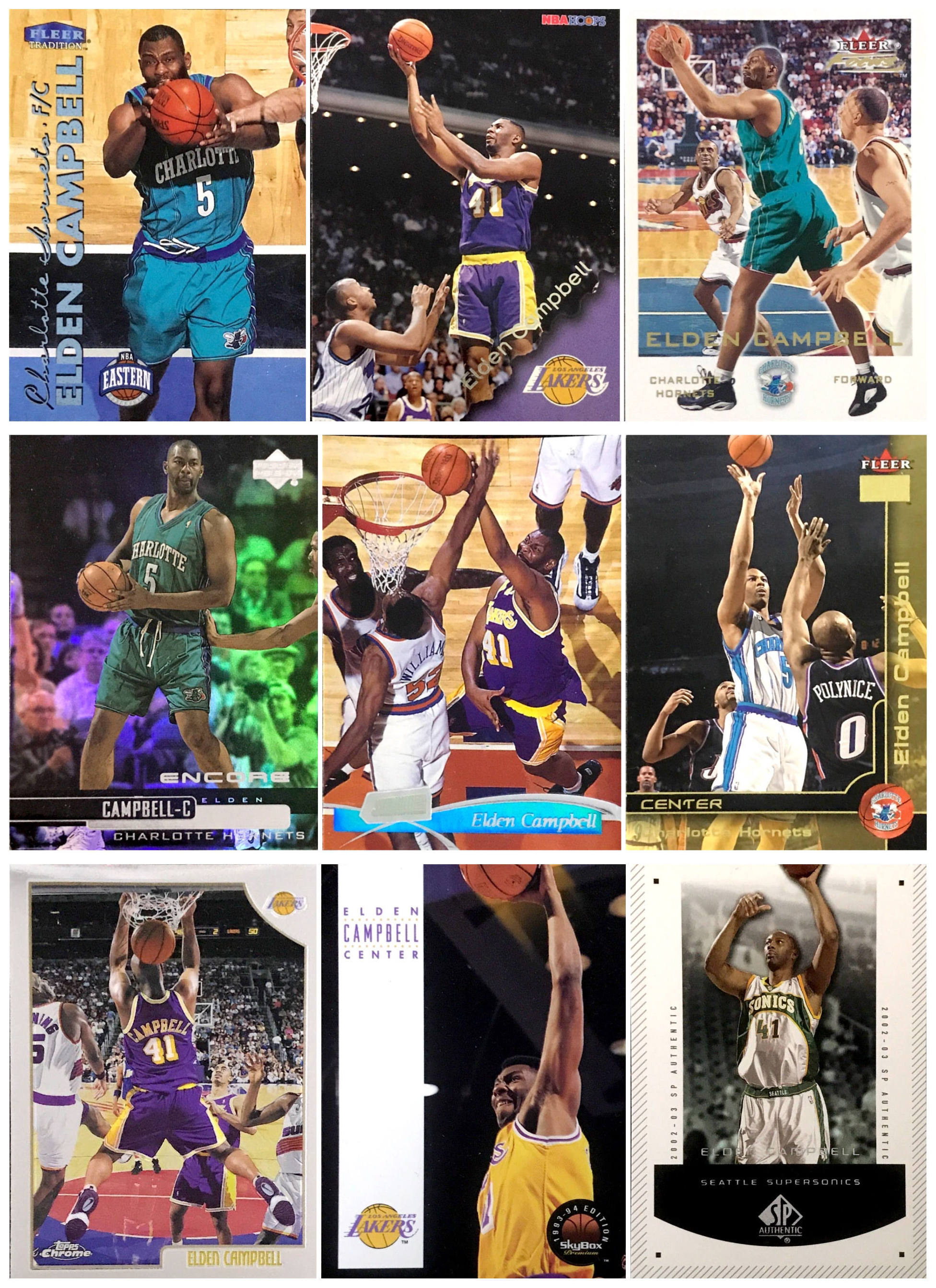 经典球星卡NBA坎贝尔正版