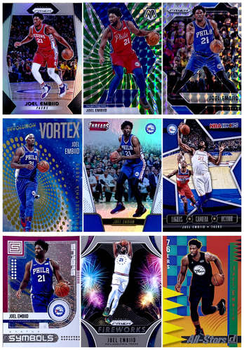 【iR】NBA球星卡 Panini 乔尔 恩比德 Joel Embiid 限量折射普特