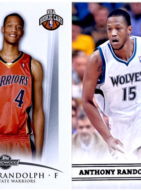 【iR】NBA球星卡 Topps 安东尼 兰多夫 Anthony Randolph 新秀卡