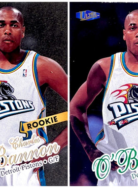 【iR】NBA球星卡 Fleer 查尔斯 奥班农 Charles O'Bannon 新秀卡