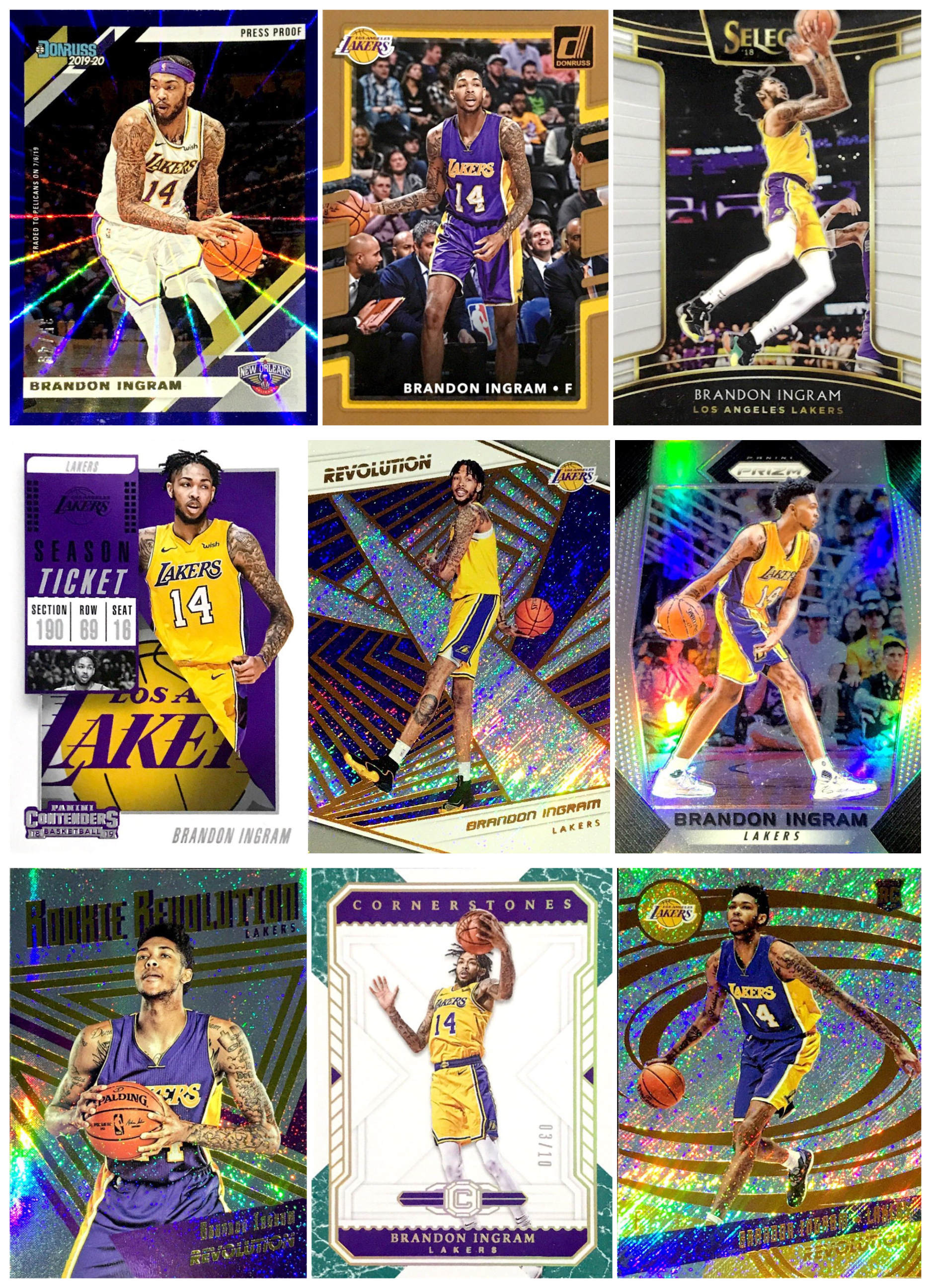 NBA正版布兰登英格拉姆球星卡