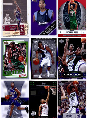 【iR】NBA球星卡 Topps UD 迈克尔 里德 Michael Redd 新秀 普特