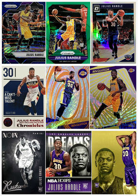 NBA正版朱利叶斯兰德尔球星卡