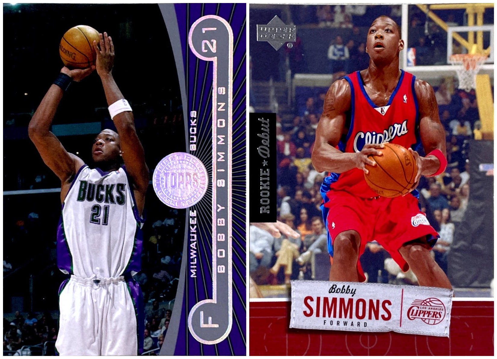 NBA正版鲍比西蒙斯经典球星卡