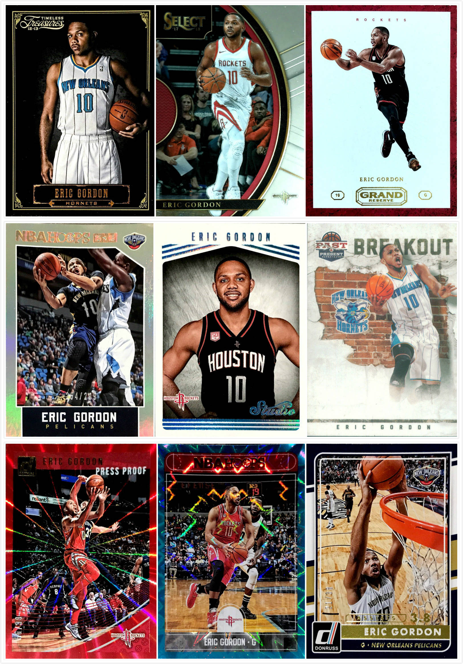 NBA正版埃里克戈登经典球星卡