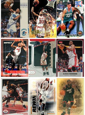 【iR】NBA球星卡 Topps UD 阿朗佐 莫宁 Alonzo Mourning 普特卡