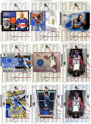 【iR】NBA球星卡 Topps 卡梅隆 安东尼 Carmelo Anthony 球衣卡