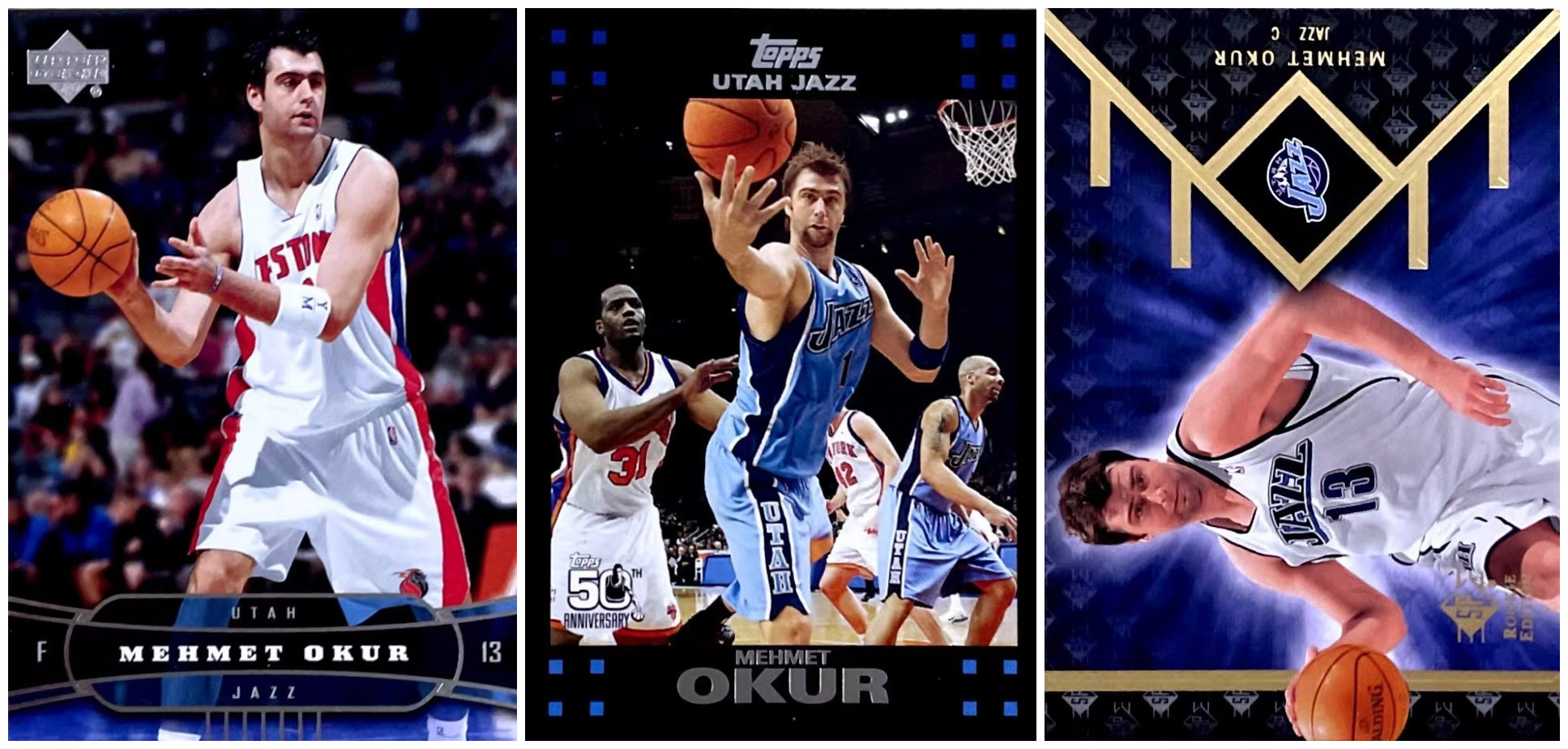 NBA正版梅米特奥库经典球星卡