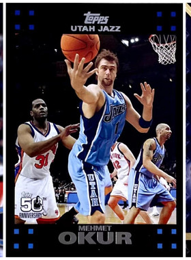 【iR】NBA球星卡 Topps UD 梅米特 奥库  Mehmet Okur 限量普特卡