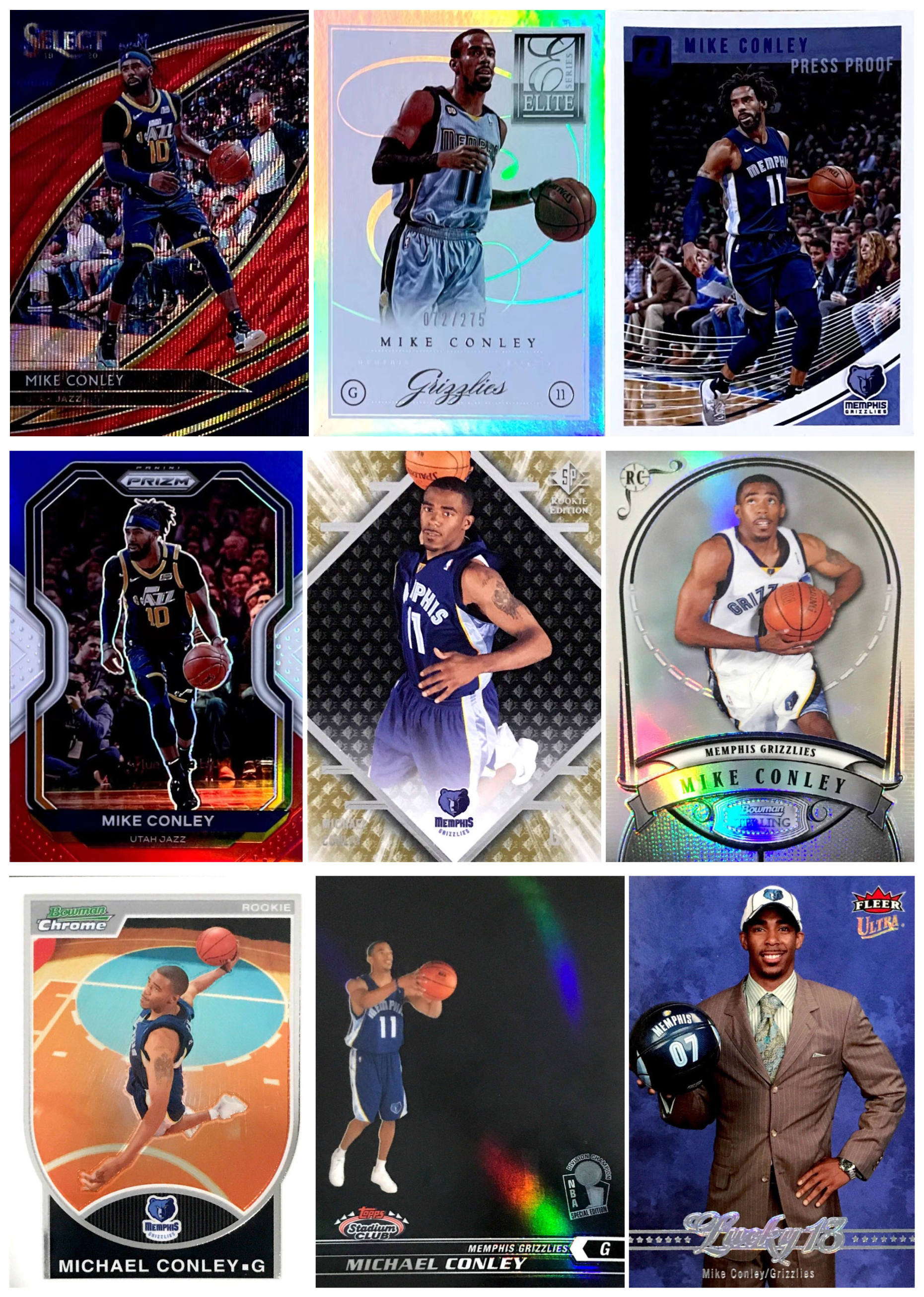 球星卡迈克康利NBA正版