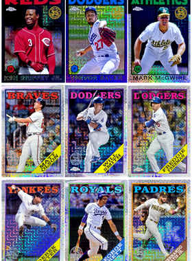 【iR】棒球球星卡 MLB正版 Topps Chrome Jeter Griffey 折射卡