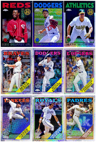 美职棒正版Topps棒球折射球星卡