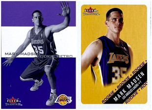 【iR】NBA球星卡 Fleer 马克 马德森 Mark Madsen 湖人 新秀卡
