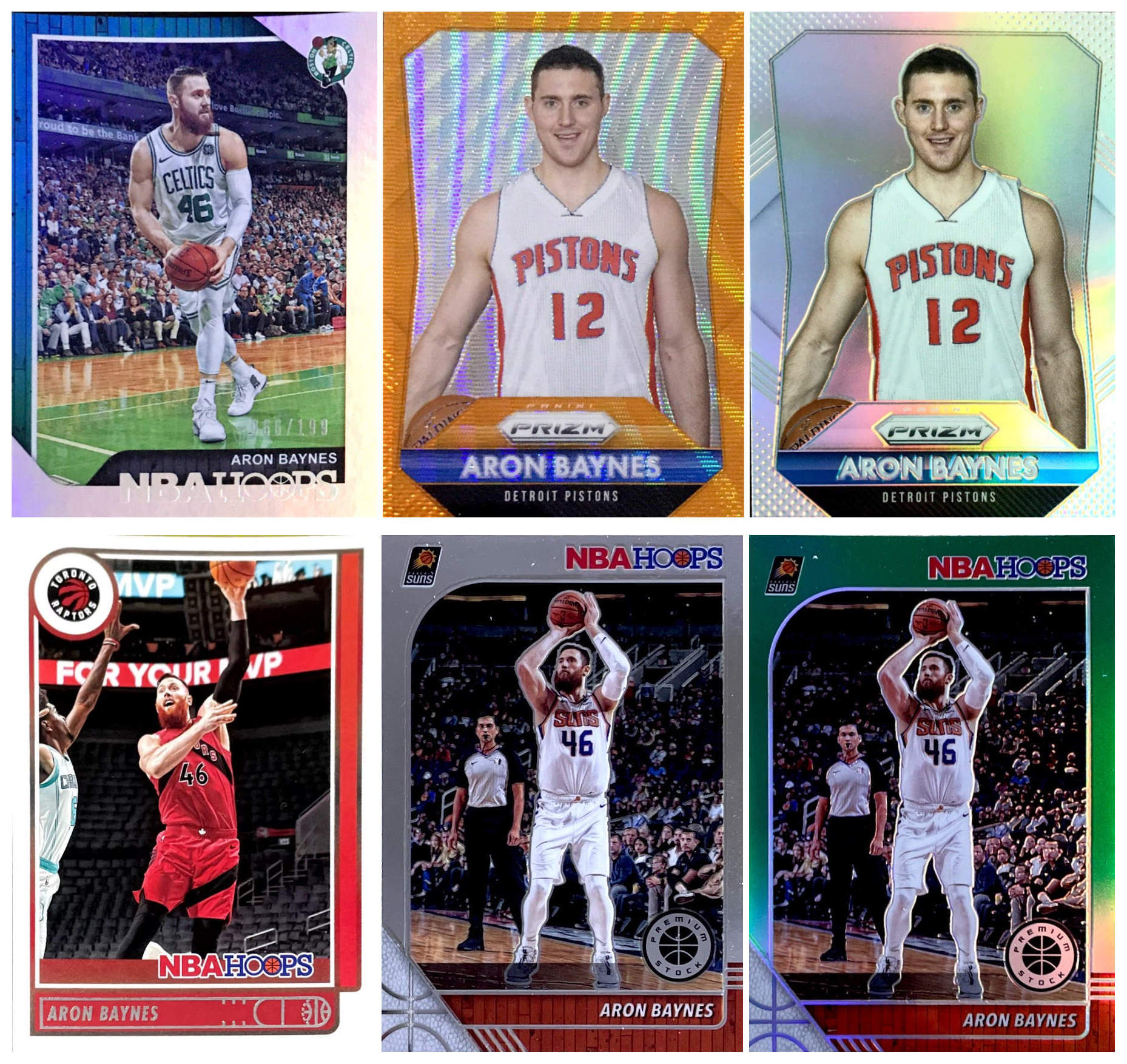 【iR】正版NBA球星卡 Panini 阿隆 贝恩斯 Aron Baynes 凯尔特人