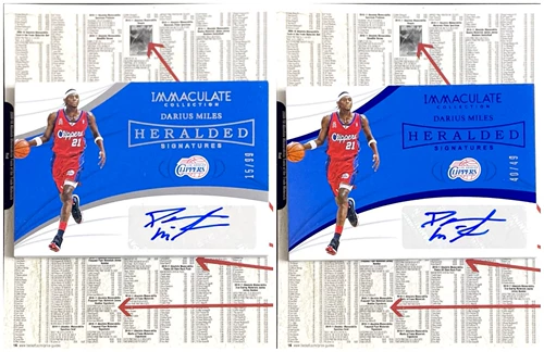 [IR] Звездная карта NBA Panini Darius Miles Darius Miles Jersey