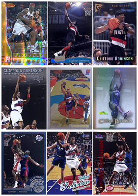 NBA正版克里弗德罗宾逊球星卡