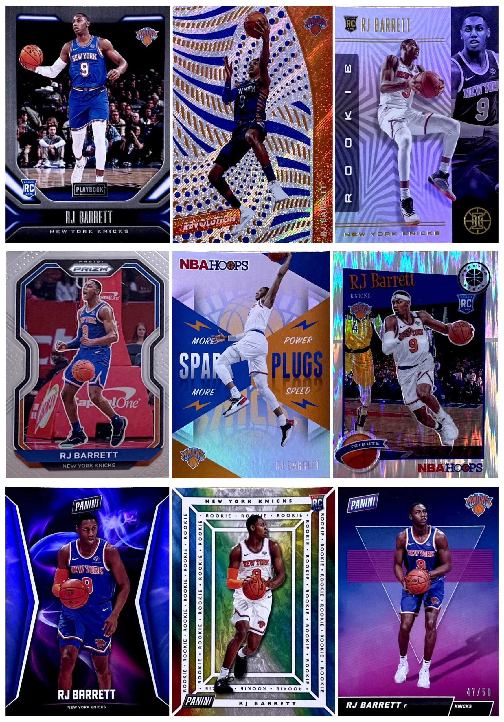 NBA正版RJ巴雷特球星卡