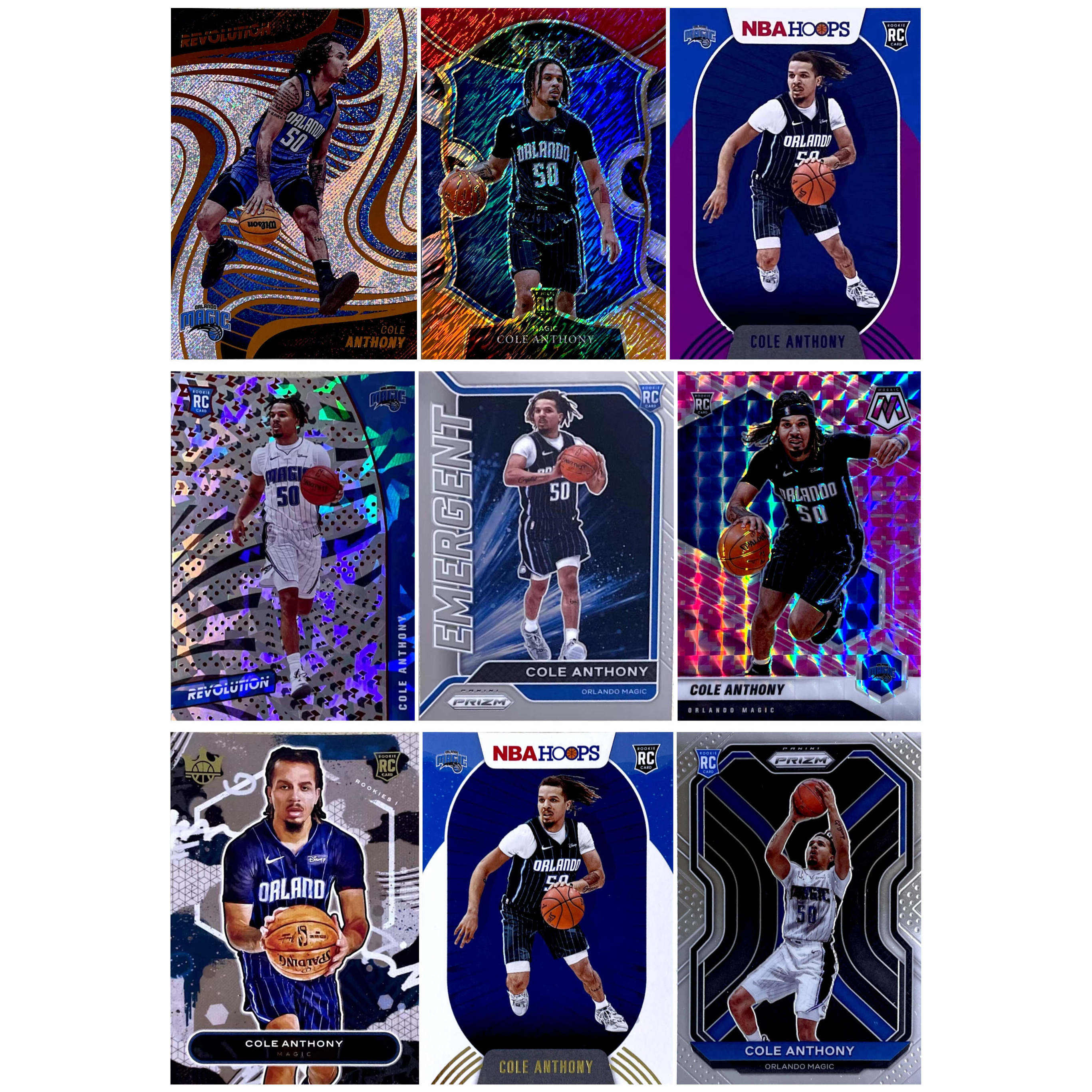 【iR】NBA球星卡 Panini 科尔 安东尼 Cole Anthony 新秀 普特卡