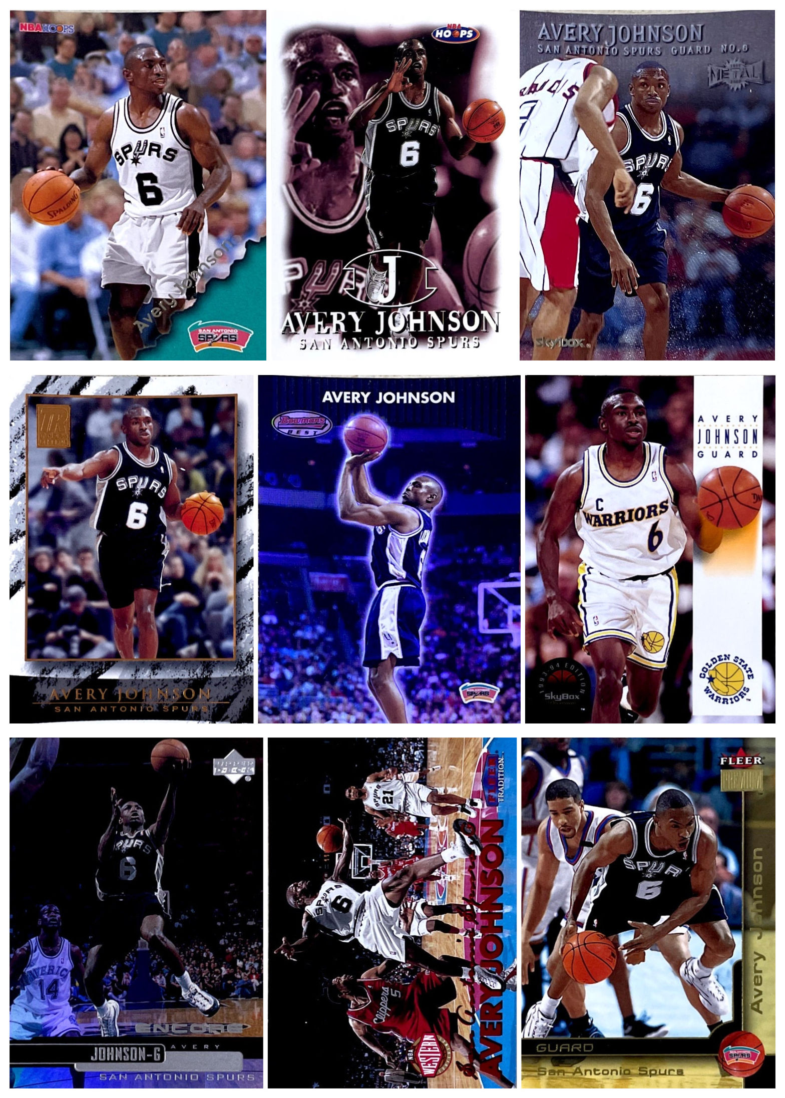 NBA正版埃弗里约翰逊经典球星卡