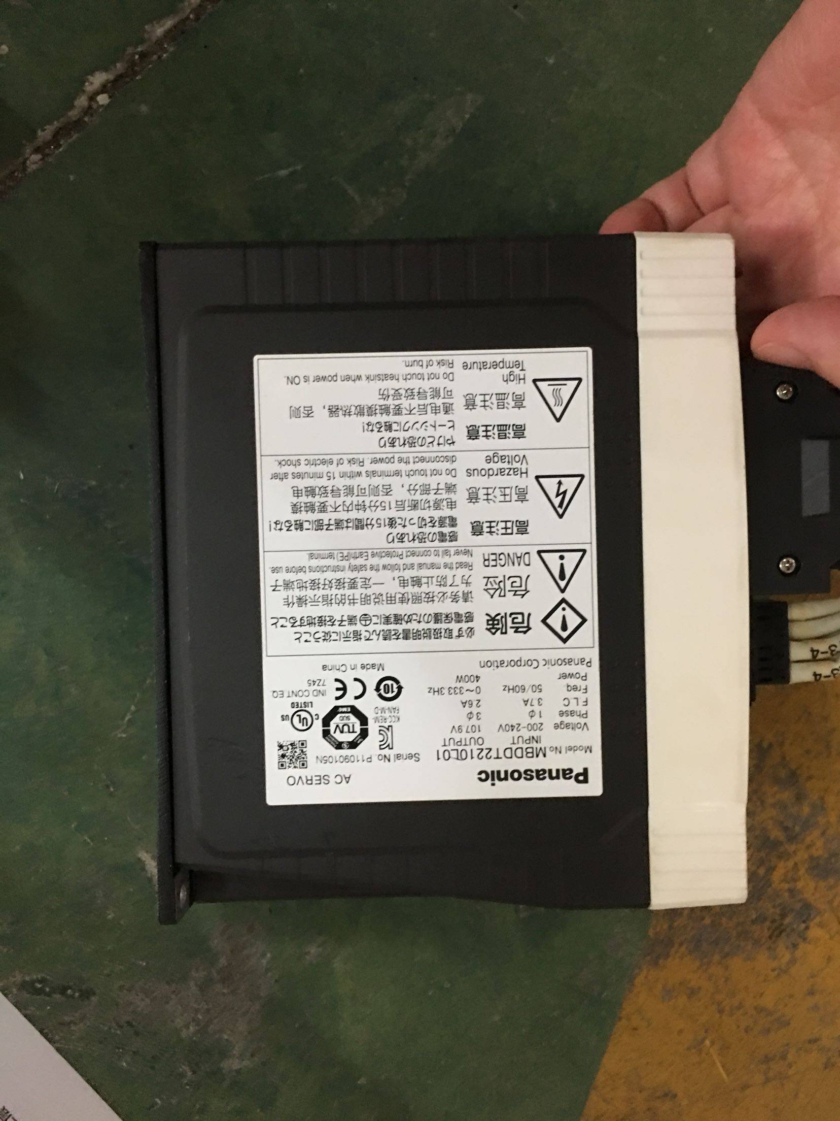 松下驱动器MBDDT2210L01现货专业销售维修一体化