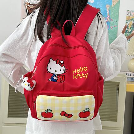 小众潮流新款书包女2025卡通休闲可爱小背包小学生研学旅行双肩包