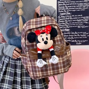 可爱少女米奇双肩包书包韩版米妮女孩初高中学生大容量高颜值背包