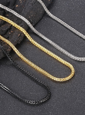 men chains fashion golden necklace long rock rap hiphop2025