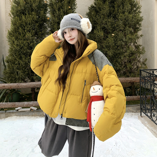 P325控488 6108 首发新品 2025冬拼接牛仔90白鸭绒羽绒外套2B196