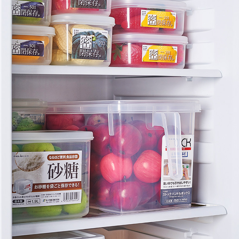 日本进口冰箱收纳盒食品级鸡蛋蔬菜水果冷冻保鲜盒厨房高位储物盒,收纳整理,食物收纳盒,淘宝优惠券,粉丝福利购,淘宝优惠卷