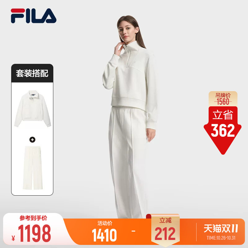 FILA斐乐女子针织长袖上衣