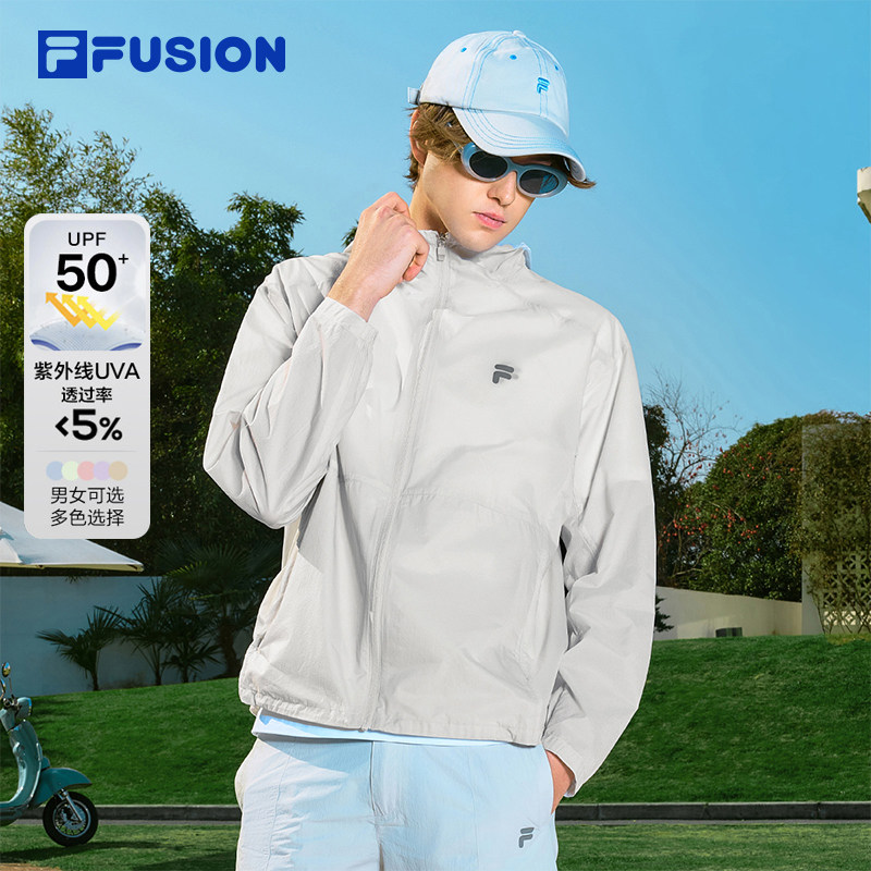 UPF50+防晒衣|FILA FUSION 斐乐自由壳外套情侣装